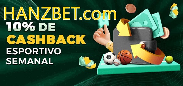 10% de bônus de cashback na HANZBET.com