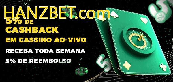 Promoções do cassino ao Vivo HANZBET.com